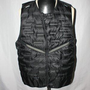 Nike Aeroloft Down Black Running Vest Men’s Size XL CU7797-010 Retail $135
